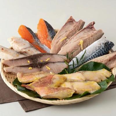 ふるさと納税 佐世保市 [毎月定期便]丸富の干物・西京漬「七福神」[丸富水産]全3回