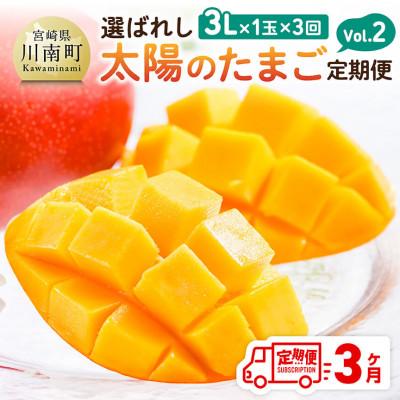ふるさと納税 川南町 [発送月固定定期便]選ばれし太陽のたまご定期便Vol.2全3回