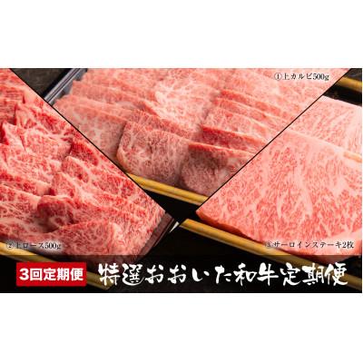 ふるさと納税 中津市 [毎月定期便]特選おおいた和牛(中津市)全3回