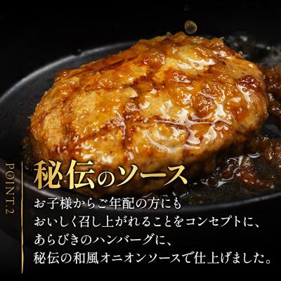 ふるさと納税 利府町 【毎月定期便】【合計3kg】お肉屋さんの和風オニオンソースハンバーグ(150g×20個)全4回_2