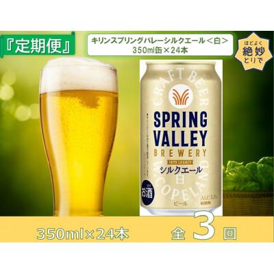 ふるさと納税 取手市 [毎月定期便]キリンビール取手工場産スプリングバレーシルクエール[白]350ml缶×24本全3回