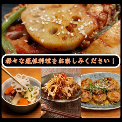 ふるさと納税 江北町 【毎月定期便】【地元江北町産】泥付き蓮根 3kg　(特別栽培農産物認定)全3回 |  | 03