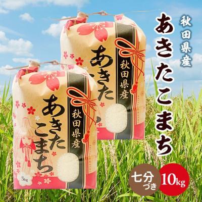 ふるさと納税 潟上市 【毎月定期便】秋田県産あきたこまち 10kg(5kg×2