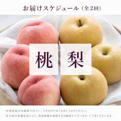 ふるさと納税 印南町 【発送月固定定期便】紀州和歌山産旬のフルーツセット(8月:桃3玉・9月:梨3玉)全2回 |  | 03