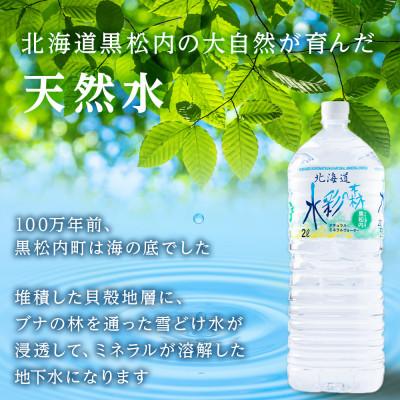 ふるさと納税 黒松内町 黒松内銘水 水彩の森 2L×24本(6本×4箱)【複数個口で配送】の画像