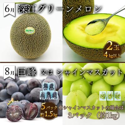 ふるさと納税 南島原市 【発送月固定定期便】果物屋が選ぶ旬のフルーツ定期便 偶数月発送コース全6回 |  | 02