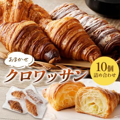 ふるさと納税 京丹後市 [2ヵ月毎定期便][訳あり]京都パン屋 クロワッサン詰め合わせ 10個冷凍パンなので長持ち便利全6回