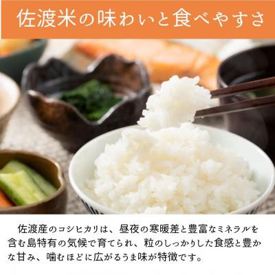 ふるさと納税 佐渡市 【発送月固定定期便】令和9年1月発送開始　新潟県佐渡産純粋コシヒカリ　白米　旨い無洗米2kg全3回 |  | 01