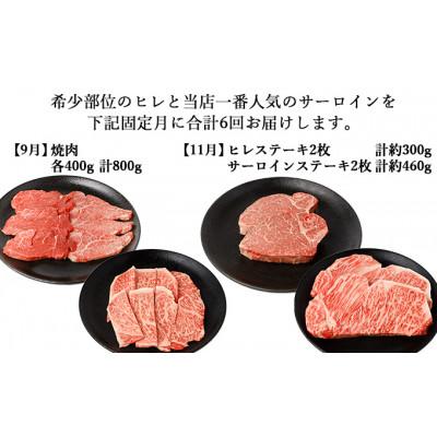 ふるさと納税 伊賀市 【発送月固定定期便】伊賀牛 A5ヒレサーロインB 総合計4.7kg【奇数月発送】全6回_3