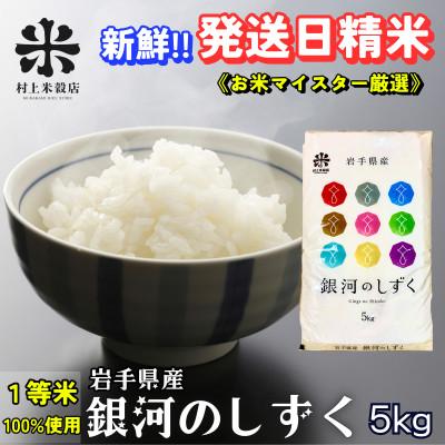 ふるさと納税 盛岡市 [毎月定期便][特A7年連続受賞中!]盛岡市産銀河のしずく 5kg全2回