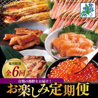 ふるさと納税 泉佐野市 [毎月定期便]北国からの贈り物 厳選お楽しみ海鮮定期便 099Z419全6回