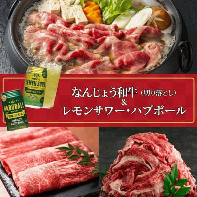 ふるさと納税 南城市 なんじょう和牛(切り落とし)&amp;レモンサワー・ハブボール[複数個口で配送]