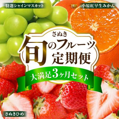 ふるさと納税 三木町 [発送月固定定期便]三木町フルーツ定期便全3回