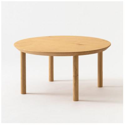 ふるさと納税 飛騨市 [飛騨の家具]HIDA KURINOKI リビングテーブル φ85 飛騨市産材仕様[複数個口で配送]