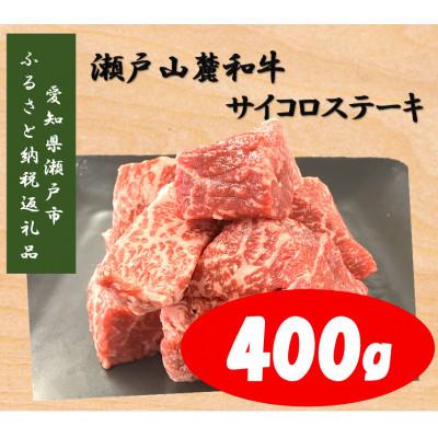 ふるさと納税 瀬戸市 [毎月定期便]瀬戸山麓和牛サイコロステーキ400g全3回