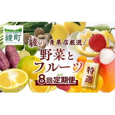 ふるさと納税 綾町 [発送月固定定期便]特選果物・野菜定期便[Y20](綾町)全8回