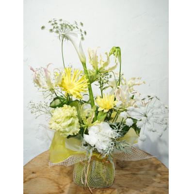 ふるさと納税 高知市 [毎月定期便]おすすめ生花アレンジメントM[CG008]全3回