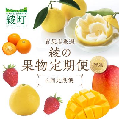 ふるさと納税 綾町 [発送月固定定期便]特選果物定期便[Y22](綾町)全6回