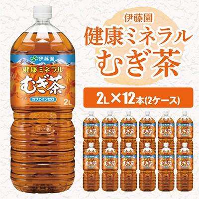 ふるさと納税 香取市 [毎月定期便]伊藤園の健康ミネラルむぎ茶2L×12本全3回
