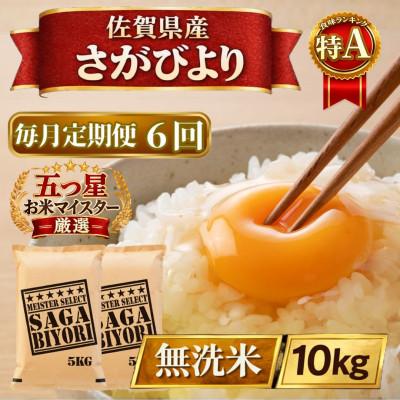 ふるさと納税 江北町 【毎月定期便】【無洗米】さがびより10kg【5kg×2