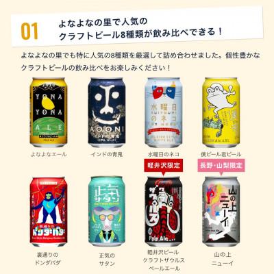 ふるさと納税 佐久市 【3ヵ月毎定期便】よなよなエールと人気のクラフトビール(お酒)8種飲み比べ　350ml×24本全3回_3