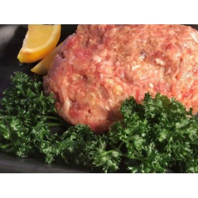 ふるさと納税 草津市 【3ヵ月毎定期便】近江牛生ハンバーグ　650g(130g×5個) ソース付き全4回_2