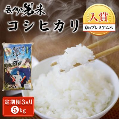 ふるさと納税 福知山市 [毎月定期便]衣川の男米コシヒカリ 白米 5kg[京都府福知山市]全3回