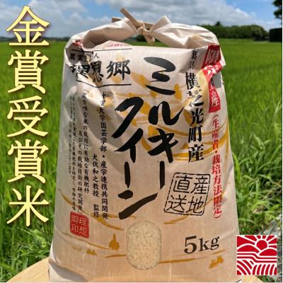 ふるさと納税 横芝光町 【毎月定期便】お米マイスター厳選ミルキークイーン精米(白米)5kg 理想郷 千葉大学共同研究米全6回 | 