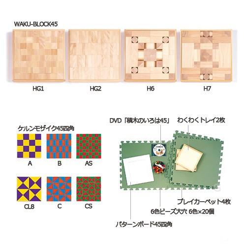 童具館 積木のいろは45（DVD付）【メーカー欠品につきご予約受付