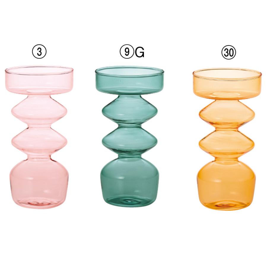 アスカ商会 ガラス ベース とりよせ品 ガラスベース バブル 花瓶 花器