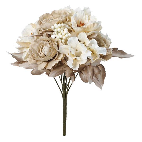 造花 とりよせ品 ☆ミックスフラワーブッシュ 花束 ブーケ ピオニー シャクヤク 芍薬 ボタン 牡丹 あじさい アジサイ 紫陽花 花材 アスカ ASCA アスカ商会（Yahoo!・造花ドライフラワー専門問屋花びし）
