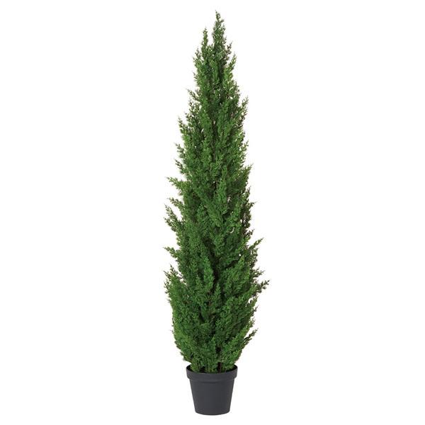 フェイクグリーン 観葉植物 とりよせ品 【メーカー直送品】サイプレスポット 150cm《代引決済・他商品と同梱不可》 観葉植物 1.5m アスカ ASCA アスカ商会