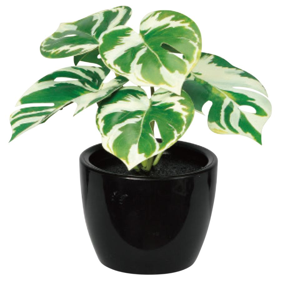 造花 フェイクグリーン 観葉植物 とりよせ品 モンステラ(ポット付) 観葉 南国 トロピカル 大きい インテリア フェイク グリーン アスカ ASCA アスカ商会（Yahoo!・造花ドライフラワー専門問屋花びし）