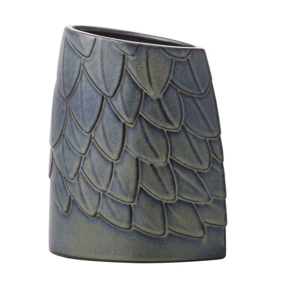 Clay（クレイ） 正月 花器 陶磁器 ベース とりよせ品 UROKO(ウロコ) 黒