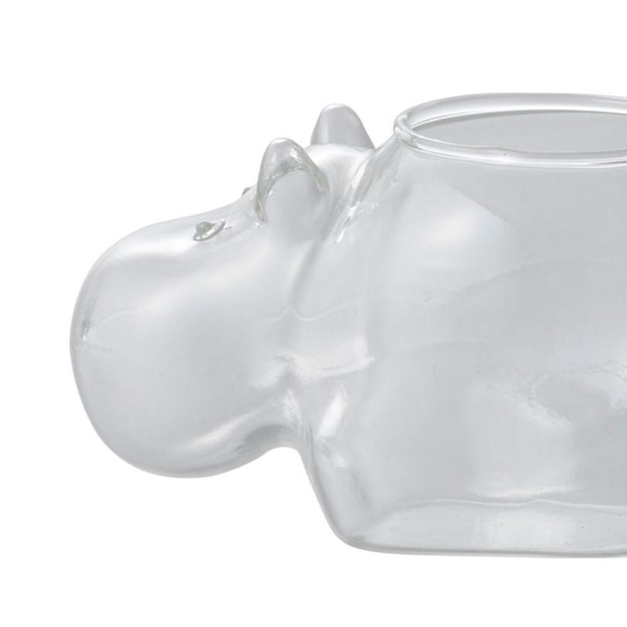 Clay（クレイ） ガラス ベース とりよせ品 Animals hippo(アニマルズ