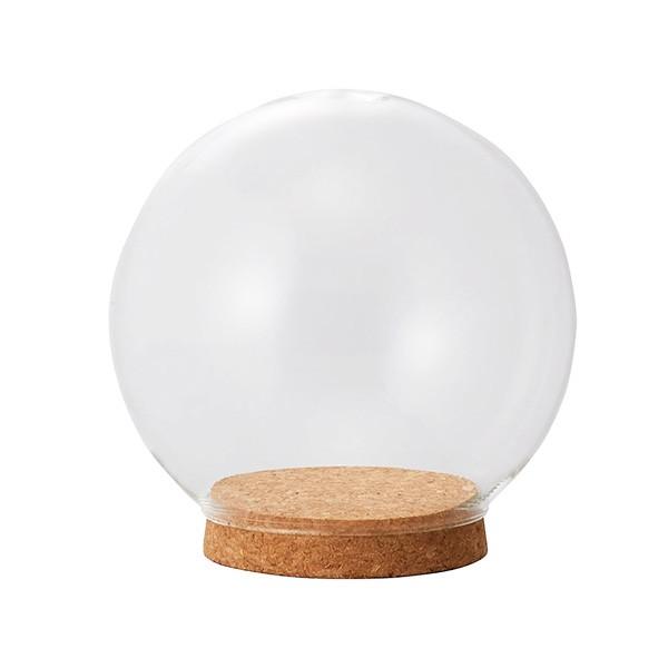 《 ガラス ベース 》 とりよせ品 Clay Glass Dome CLEAR 一流の品質 1箱 コルク グラスドーム ウィズ 1点入り with Cork 正規品