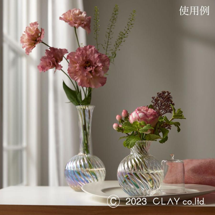 Clay（クレイ） ガラス ベース とりよせ品 aura(アウラ)* 花瓶