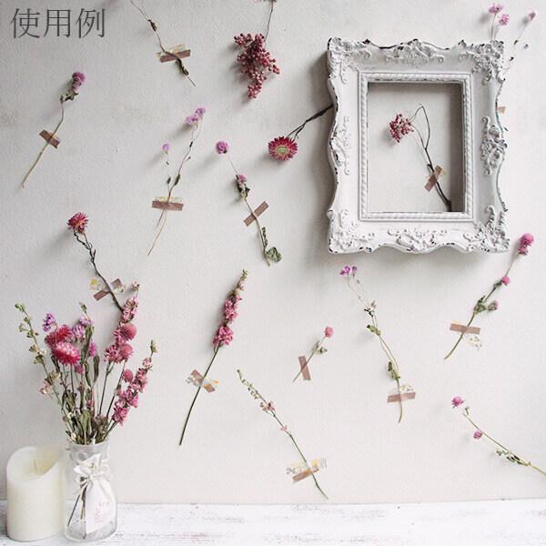 UNDERCOVER ドライフラワー クロス 壁掛け ドライフラワースワッグ横型 M【Dried Flowers swag M