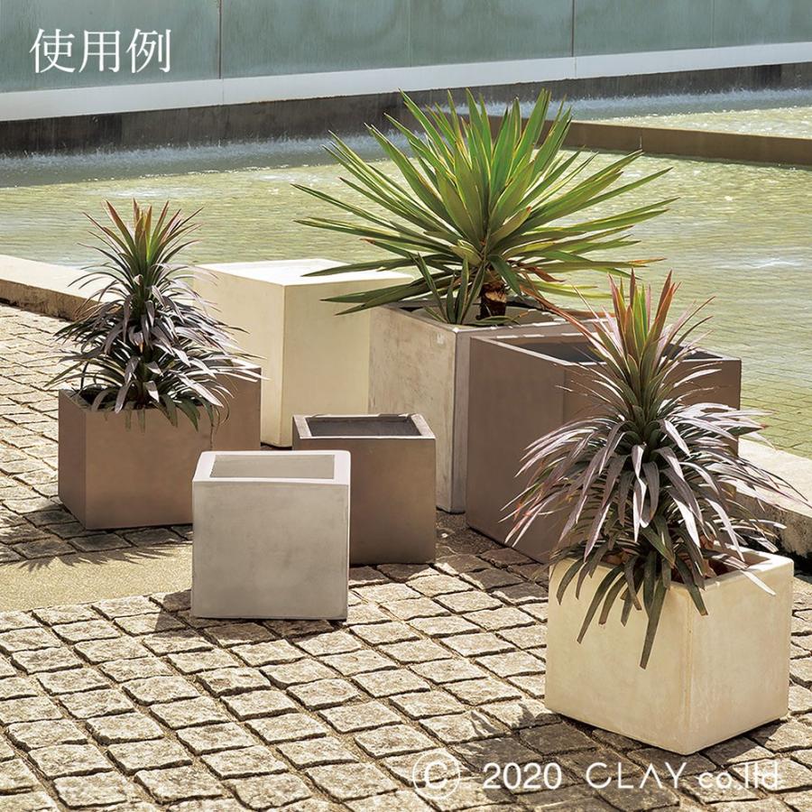 鉢カバー ポットカバー 【メーカー直送品】 TERRA-MENT Cube 52 15号鉢《代引決済・他商品と同梱不可》 テラメント セメント シンプル 観葉鉢 CLAY クレイの画像