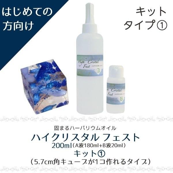固まる ハーバリウム オイル ハイクリスタル フェスト キット1 5 7cm角 シリコン シリコーン 高品質 植物標本 キット ワークショップ ハンドメイド ドライ 素晴らしい