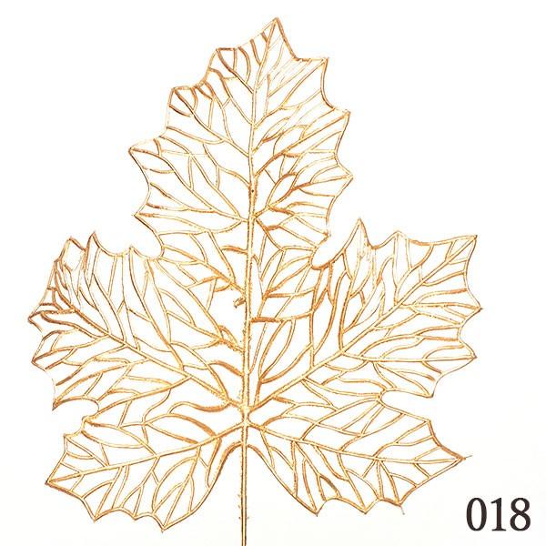 クリスマス 造花 葉っぱ とりよせ品 花びし メッシュリーフ 6本 袋 ゴールド Hnb 1960d 造花ドライフラワー専門問屋花びし 通販 Yahoo ショッピング