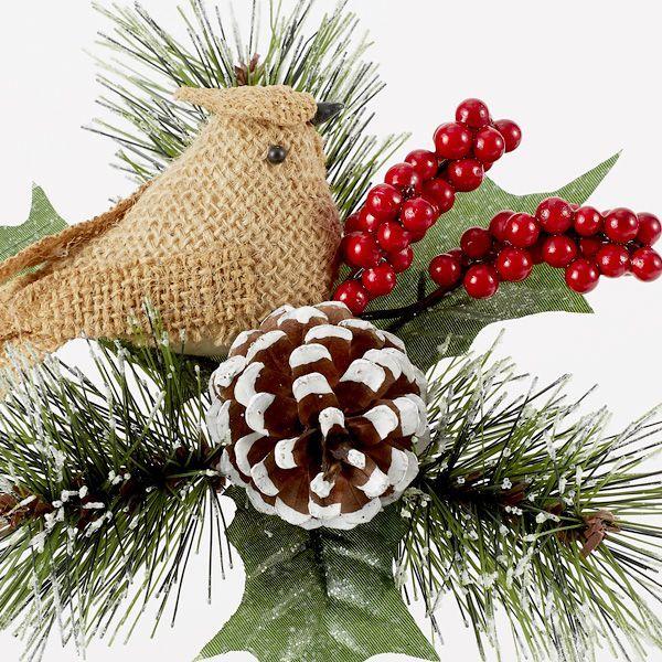 メーカー公式ショップ クリスマス 造花 とりよせ品 花びし クリスマスバードピック レッド ピック もみの木 葉っぱ オーナメント インテリア Cisama Sc Gov Br