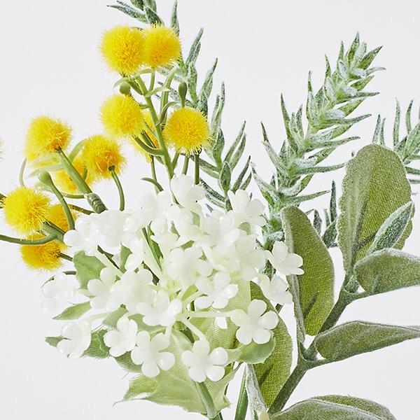 造花 とりよせ品 花びし ミモザ フロスティバンドル ミックス Hnb Fd3367 造花ドライフラワー専門問屋花びし 通販 Yahoo ショッピング