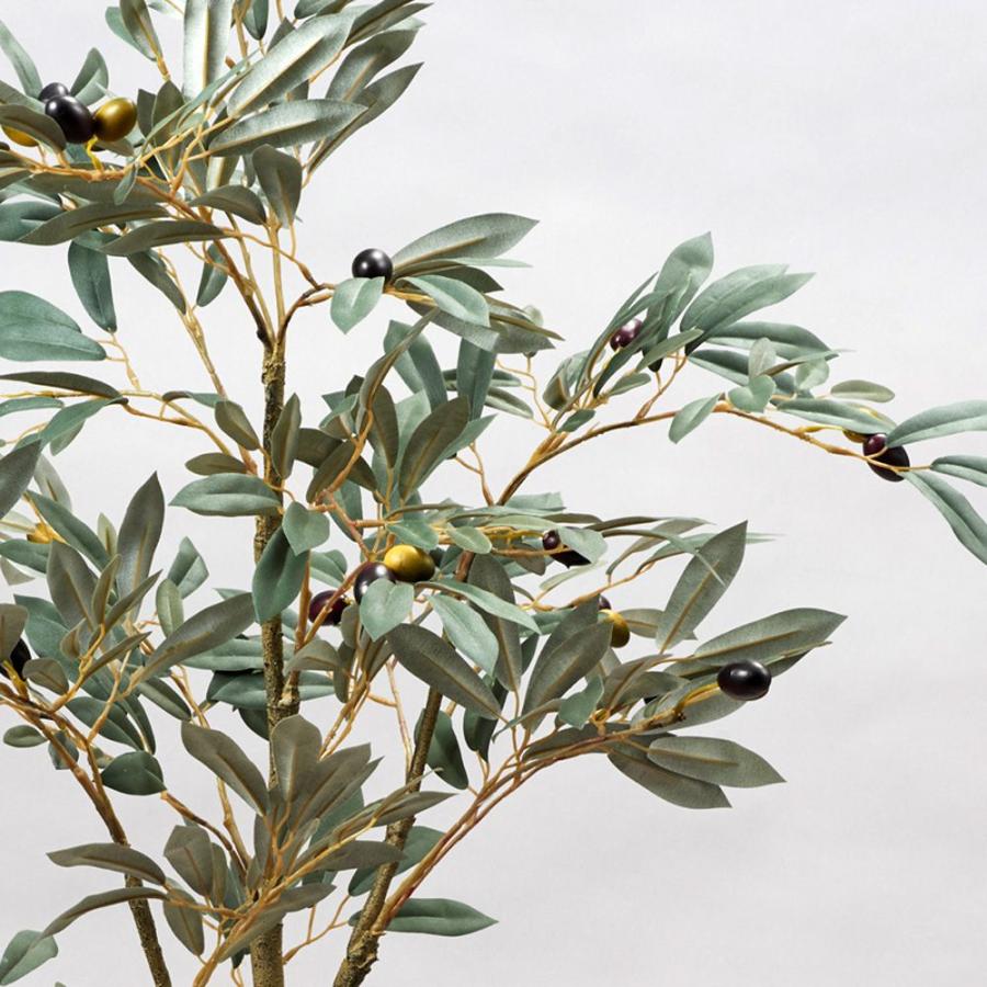 フェイクグリーン 観葉植物 【メーカー直送品】 オリーブポット 120cm