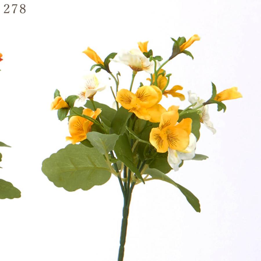 ガーベラ、ハイドレンジア、ビオラのグリーンのミニリース