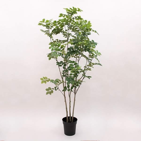 フェイクグリーン 観葉植物 【メーカー直送品】 トネリコポット 150cm《代引不可・他商品との同梱不可》 観葉植物 観葉樹 フェイクグリーン リーフ 安い