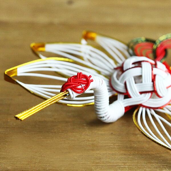 正月 装飾 》☆即日出荷☆ 水引パーツ 0号鶴(B) (在庫限り) 水引 鶴 和