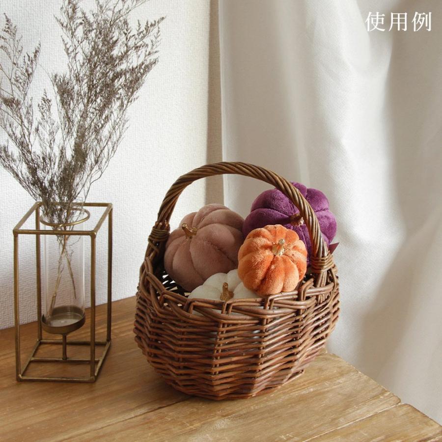 フェイクフルーツ 即日出荷 ファブリックパンプキンM カボチャ フェイクフルーツ 即日出荷 ファブリックパンプキンM カボチャ