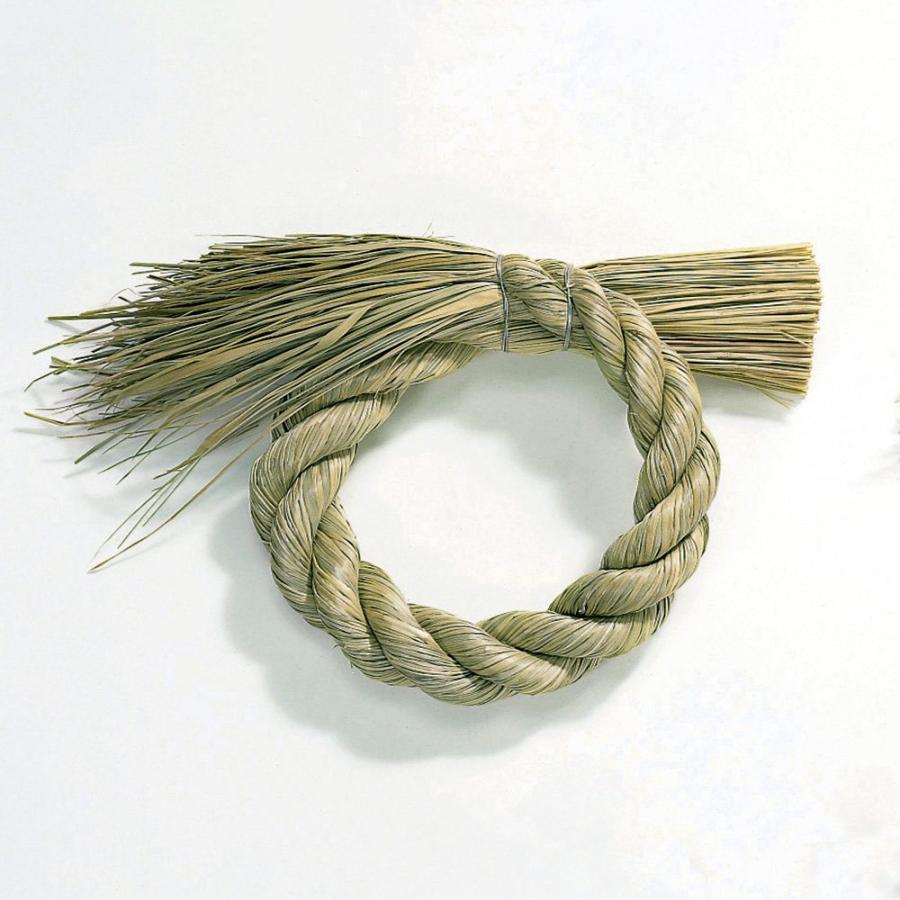 正月 花器 ベース とりよせ品 ワラしめリース 23cm 正月飾り お正月