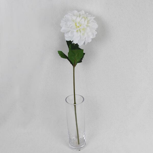 《 造花 》 とりよせ品 Parer シングルダリアスプレー 最先端 最大93％オフ ホワイト シルクフラワー インテリアフラワー 春 フェイクフラワー 花材 インテリア